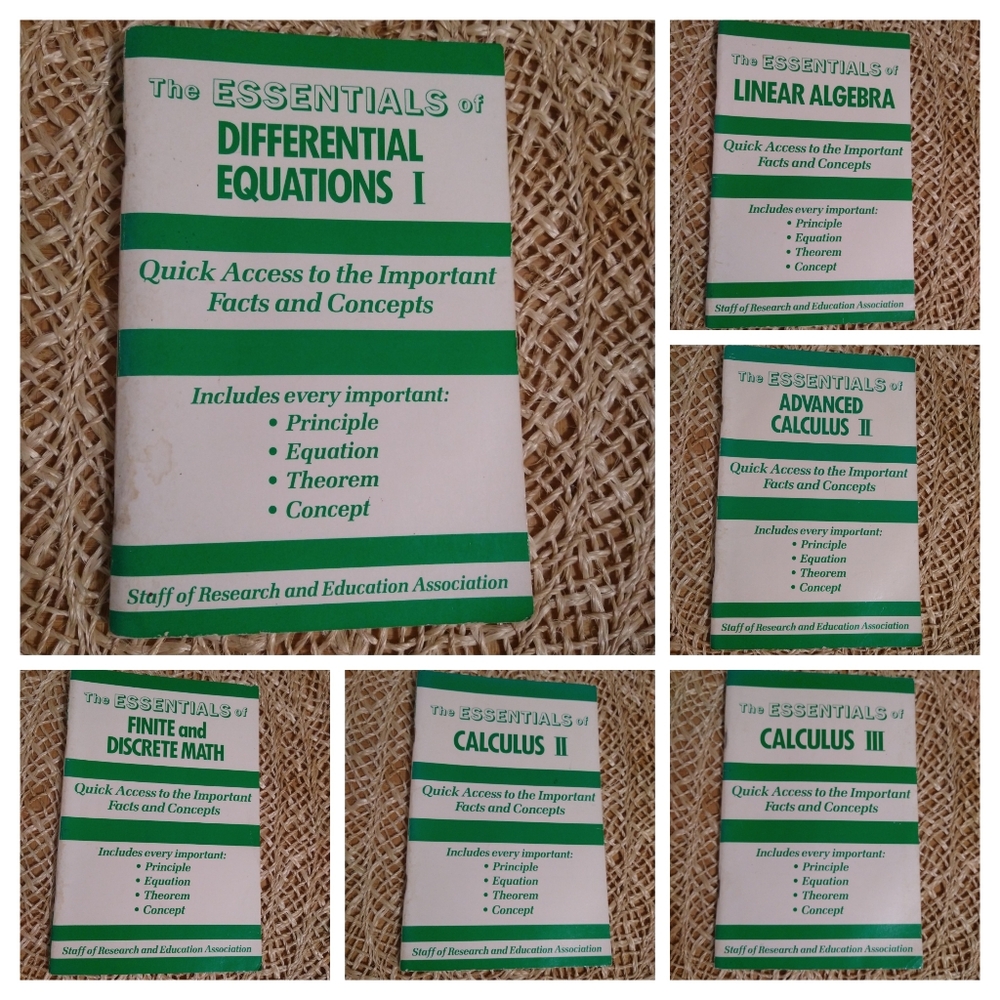 The Essentials of Differential Equations I Linear Algebra Finite Discrete Math